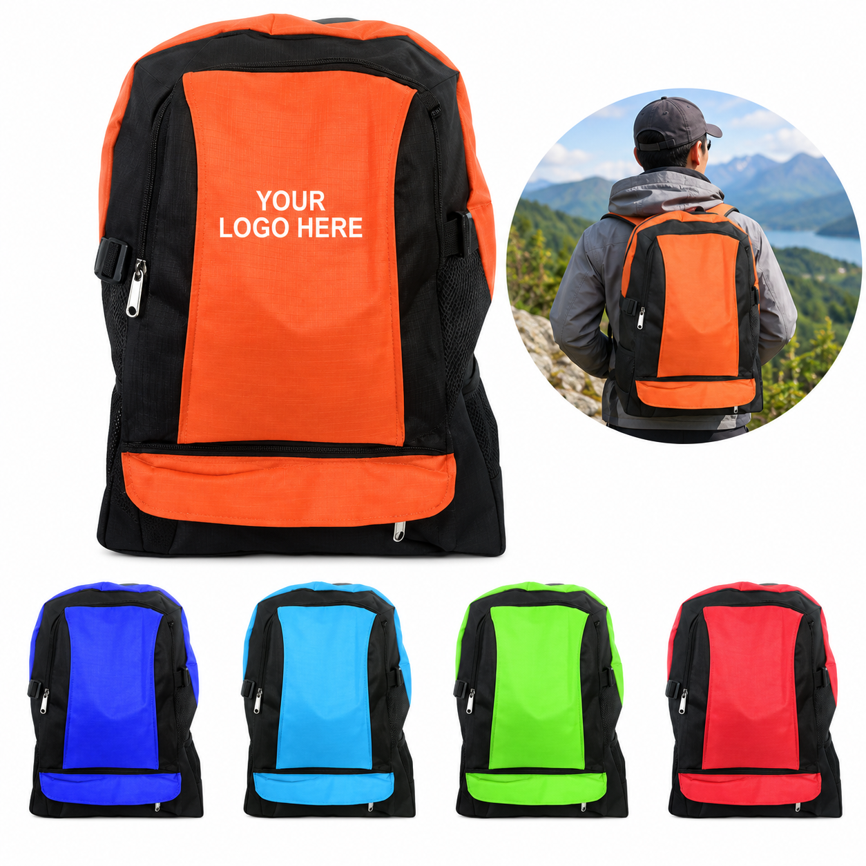 Waterproof Oxford Cloth Hiking Backpack