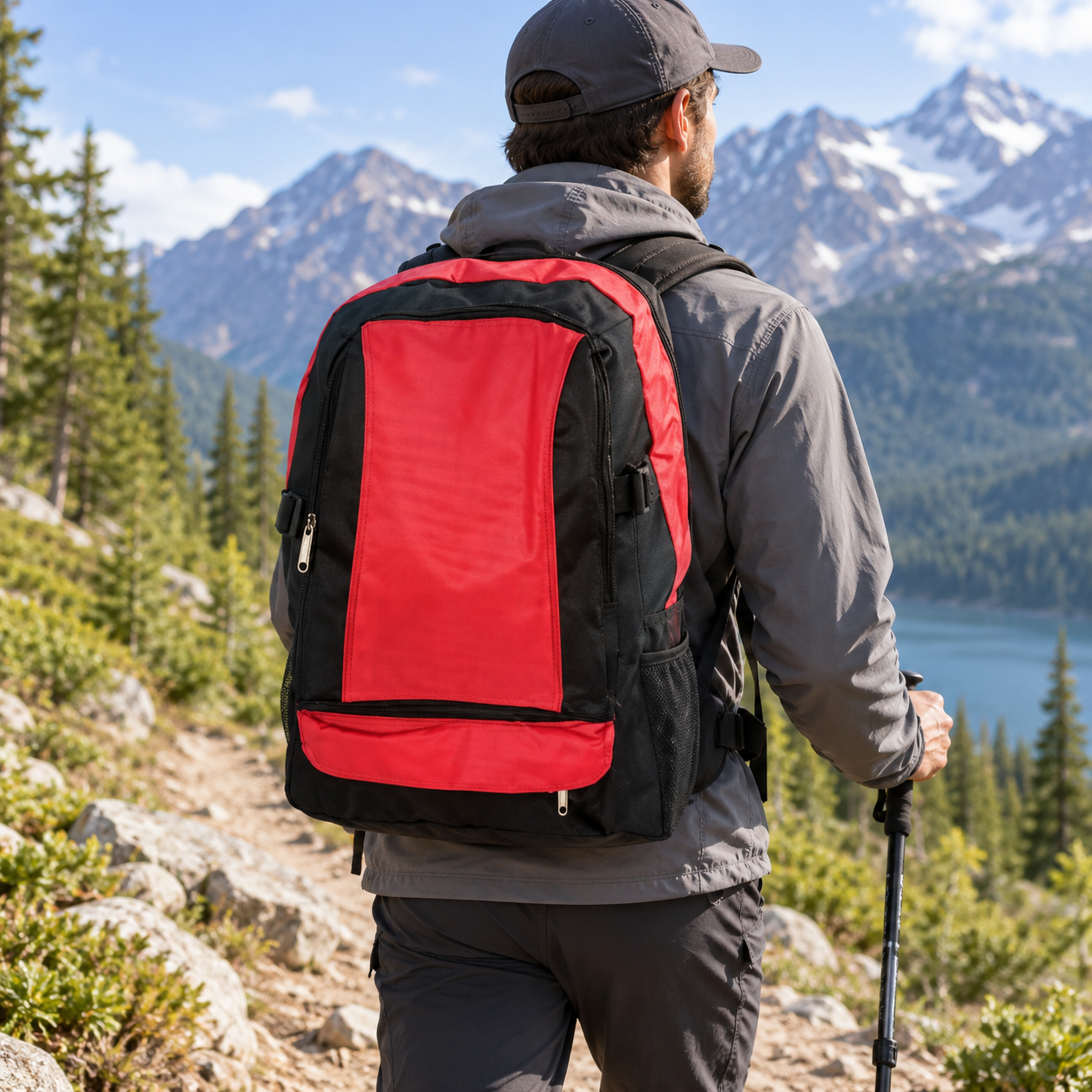 Waterproof Oxford Cloth Hiking Backpack