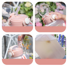 Large capacity plastic water cup