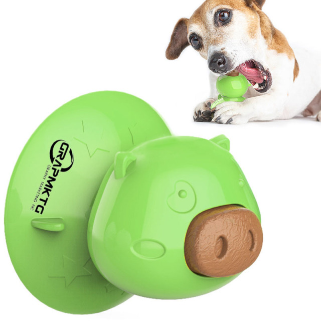 New Suction Cup Pet Molar Toy - Pig Shape