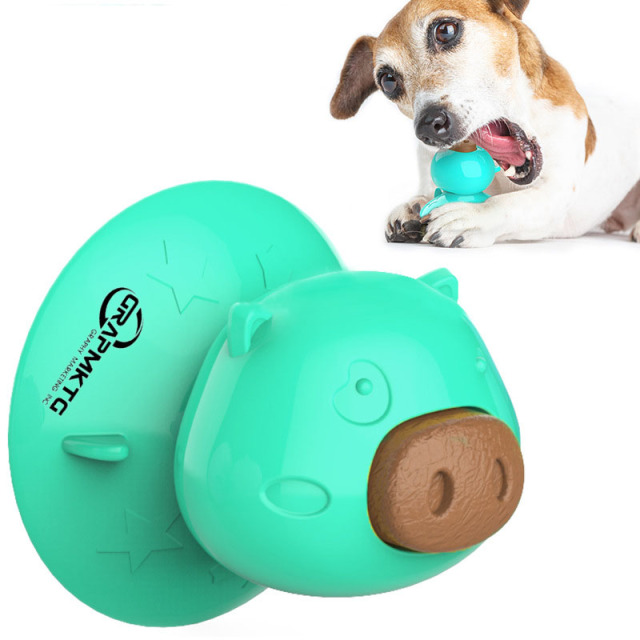 New Suction Cup Pet Molar Toy - Pig Shape