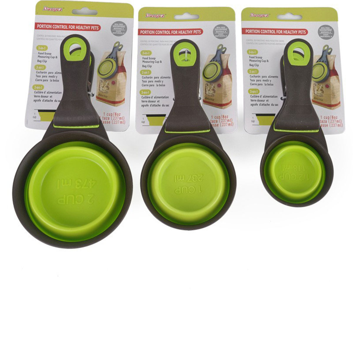 Pet Food Spoon With Sealing Clip