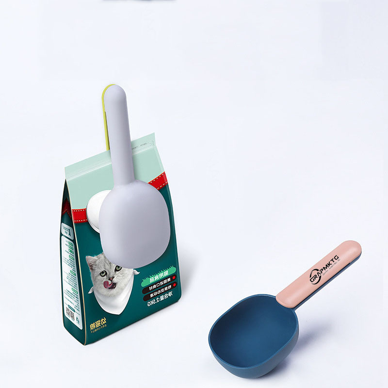 Plastic Pet Food Feeding Spoon