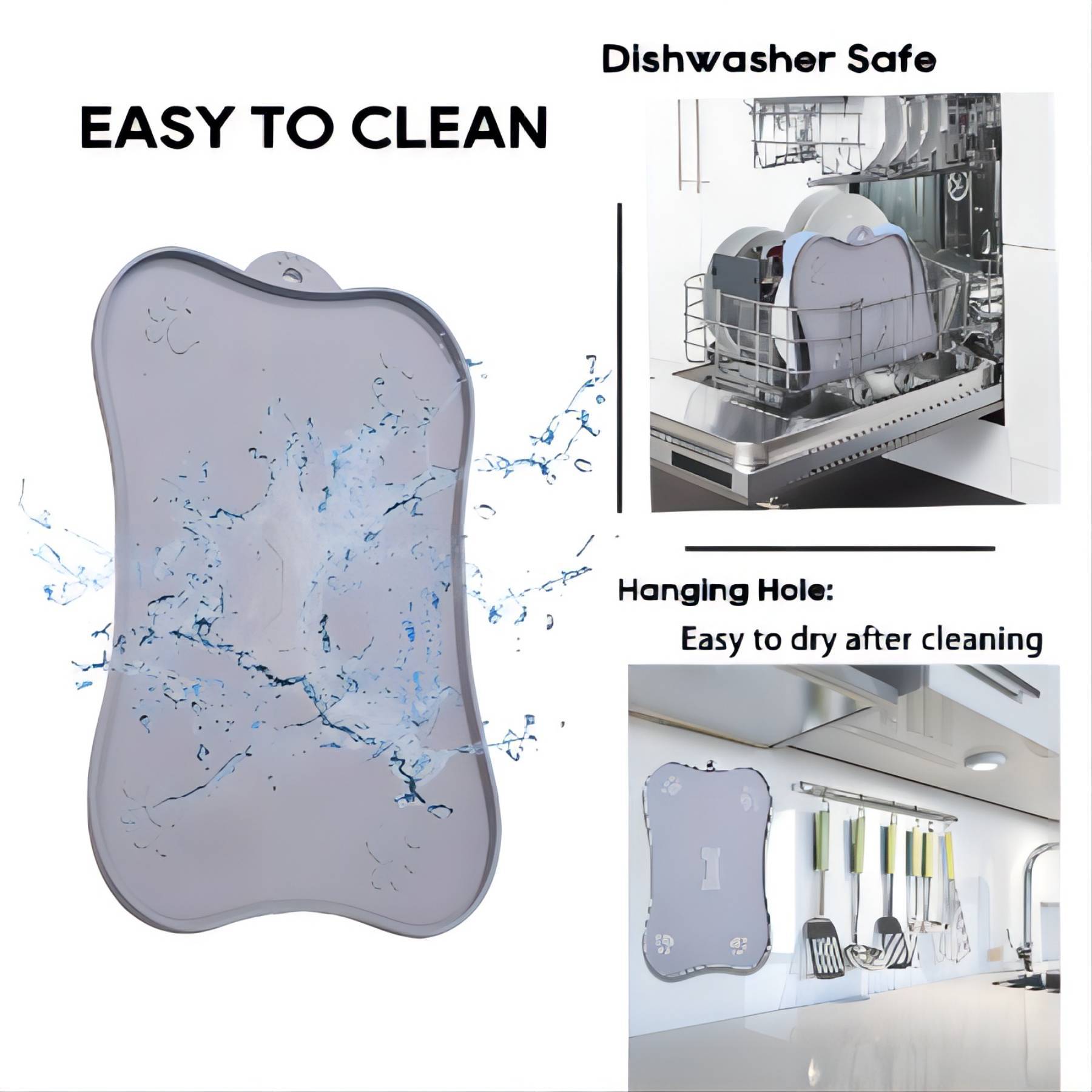 Silicone mats for pet products