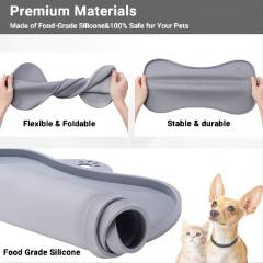 Silicone mats for pet products