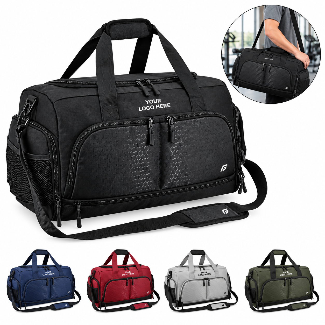 10 Compartment Water Resistant Sports Backpack