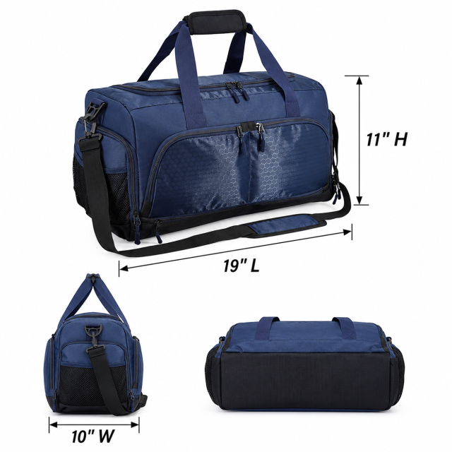 10 Compartment Water Resistant Sports Backpack