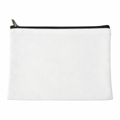 12 Oz Canvas Zipper Cosmetic Organizer Pouch