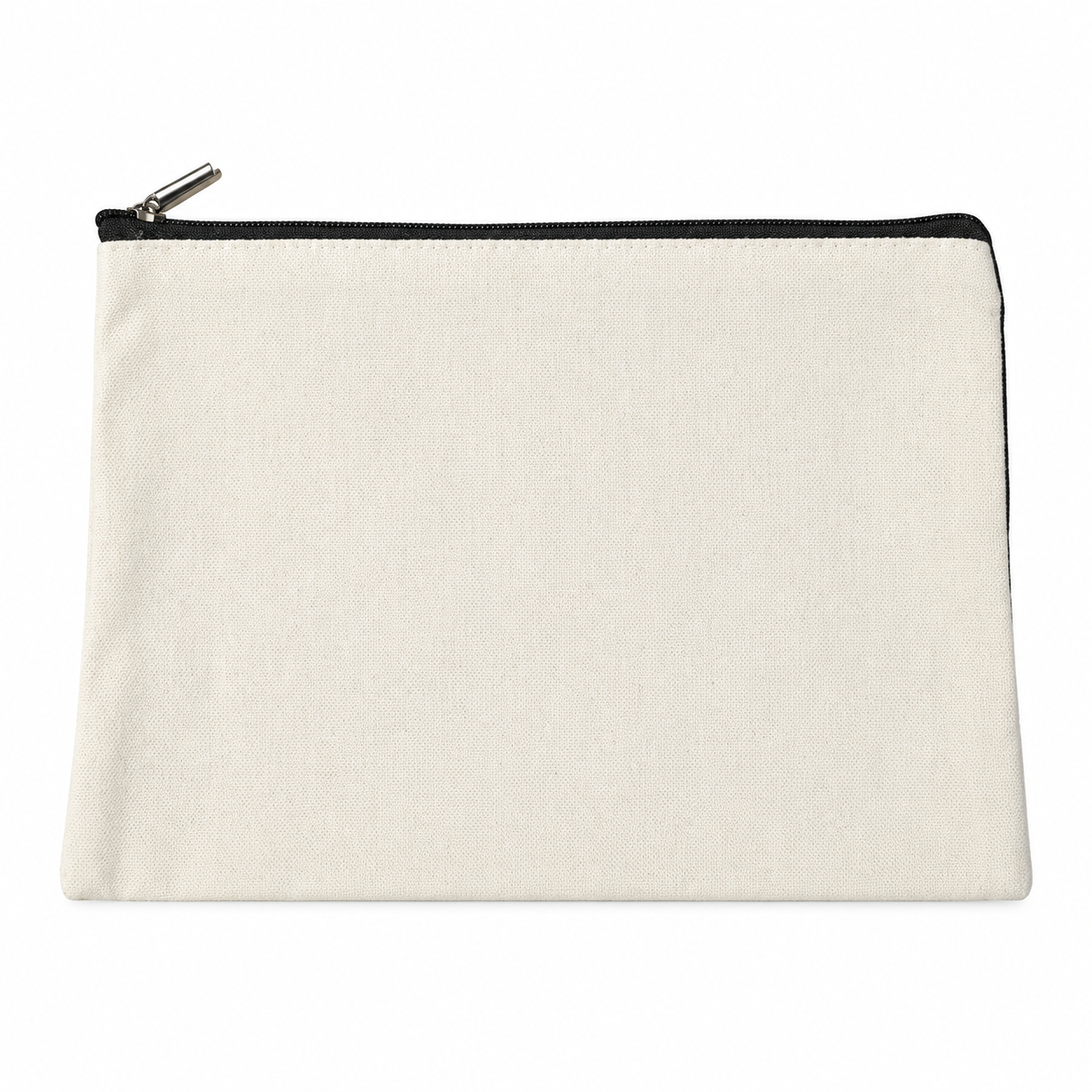 12 Oz Canvas Zipper Cosmetic Organizer Pouch