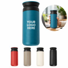 12 Oz Two Tone Stainless Steel Travel Tumbler