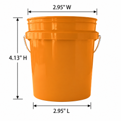 15 Oz Mini Plastic Party Bucket with Metal Handle