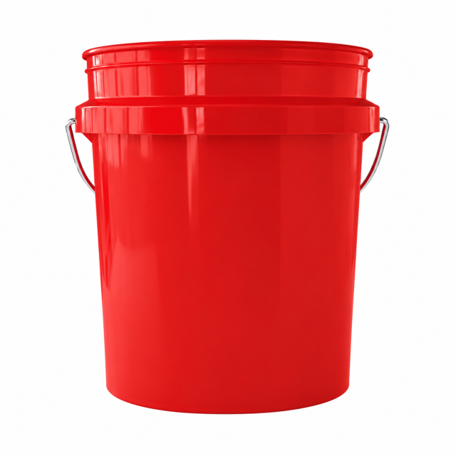 15 Oz Mini Plastic Party Bucket with Metal Handle