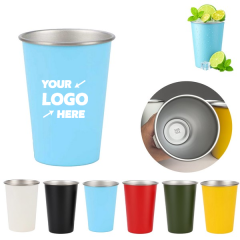 16 Oz Stainless Steel Drinking Cup