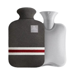 1L PVC Hot Water Bottle With Knitted Cover