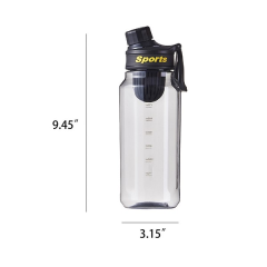 25 Oz Sports Water Bottle With Handle And Tea Filter