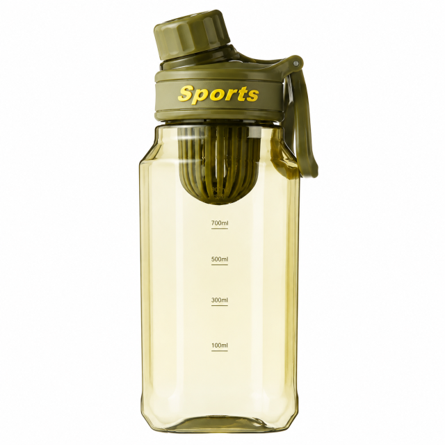 25 Oz Sports Water Bottle With Handle And Tea Filter