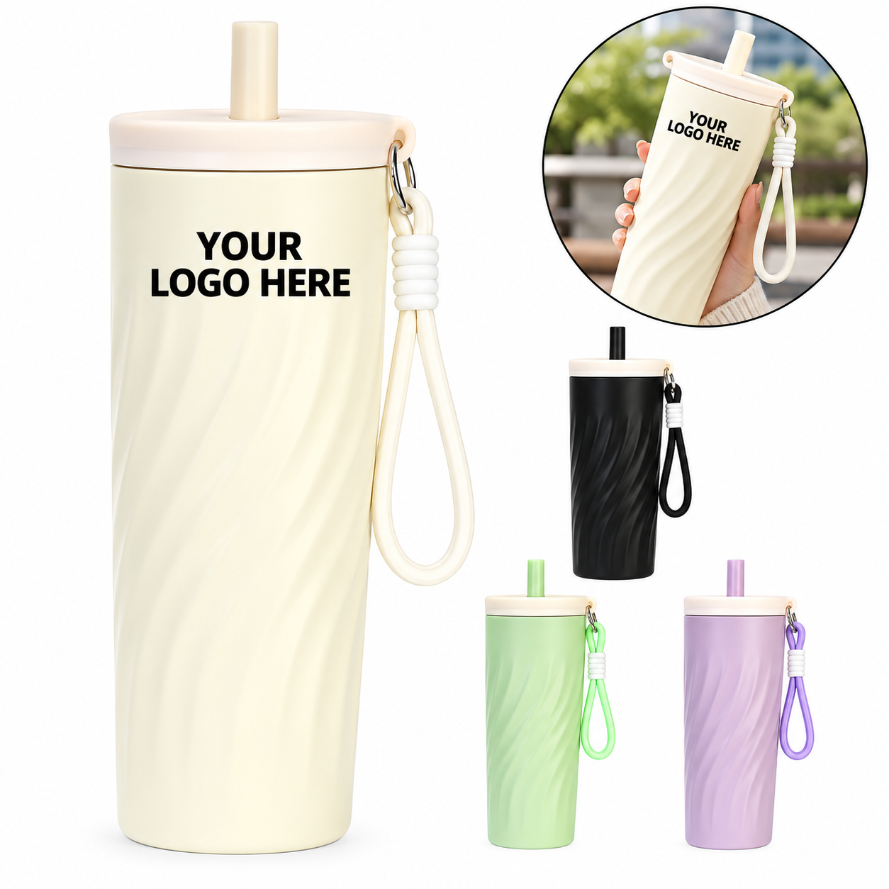 27 Oz Stainless Steel Straw Tumbler