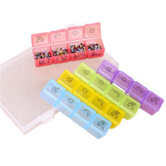 28-Compartment Weekly Pill Organizer