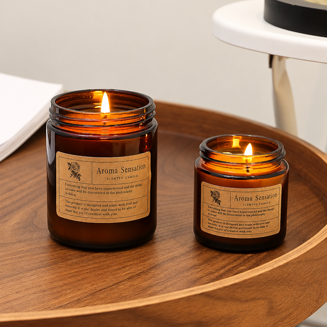 2.8 Oz Custom Holiday Scented Candle