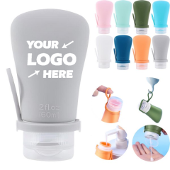 2 Oz Handheld Silicone Travel Dispenser With Carry Strap