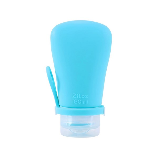 2 Oz Handheld Silicone Travel Dispenser With Carry Strap
