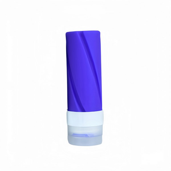 4-Piece Refillable Silicone Toiletry Bottle Travel Set