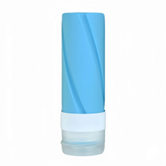4-Piece Refillable Silicone Toiletry Bottle Travel Set