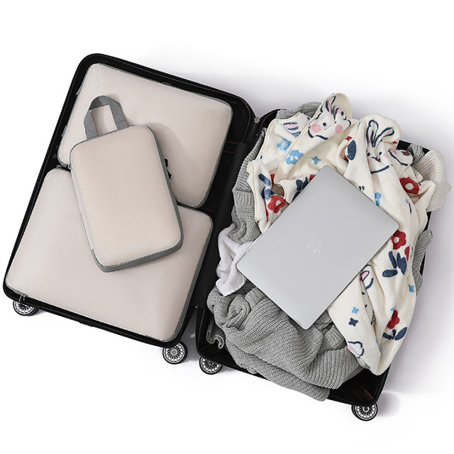 4-Piece Travel Compression Bag Set