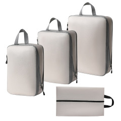 4-Piece Travel Compression Bag Set