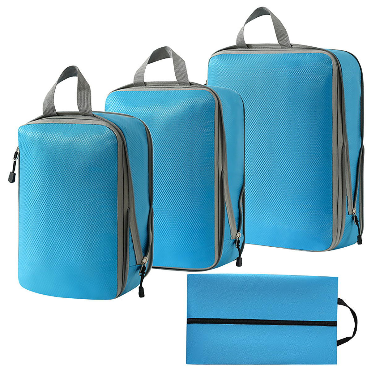 4-Piece Travel Compression Bag Set
