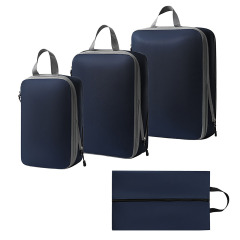 4-Piece Travel Compression Bag Set