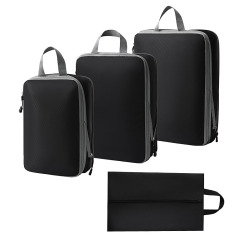 4-Piece Travel Compression Bag Set