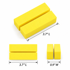 4 Sided Elastic Nail Buffer Blocks 120 180 Grit