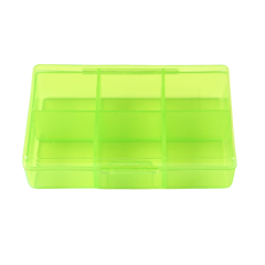 6-Compartment Clear Pill Organizer