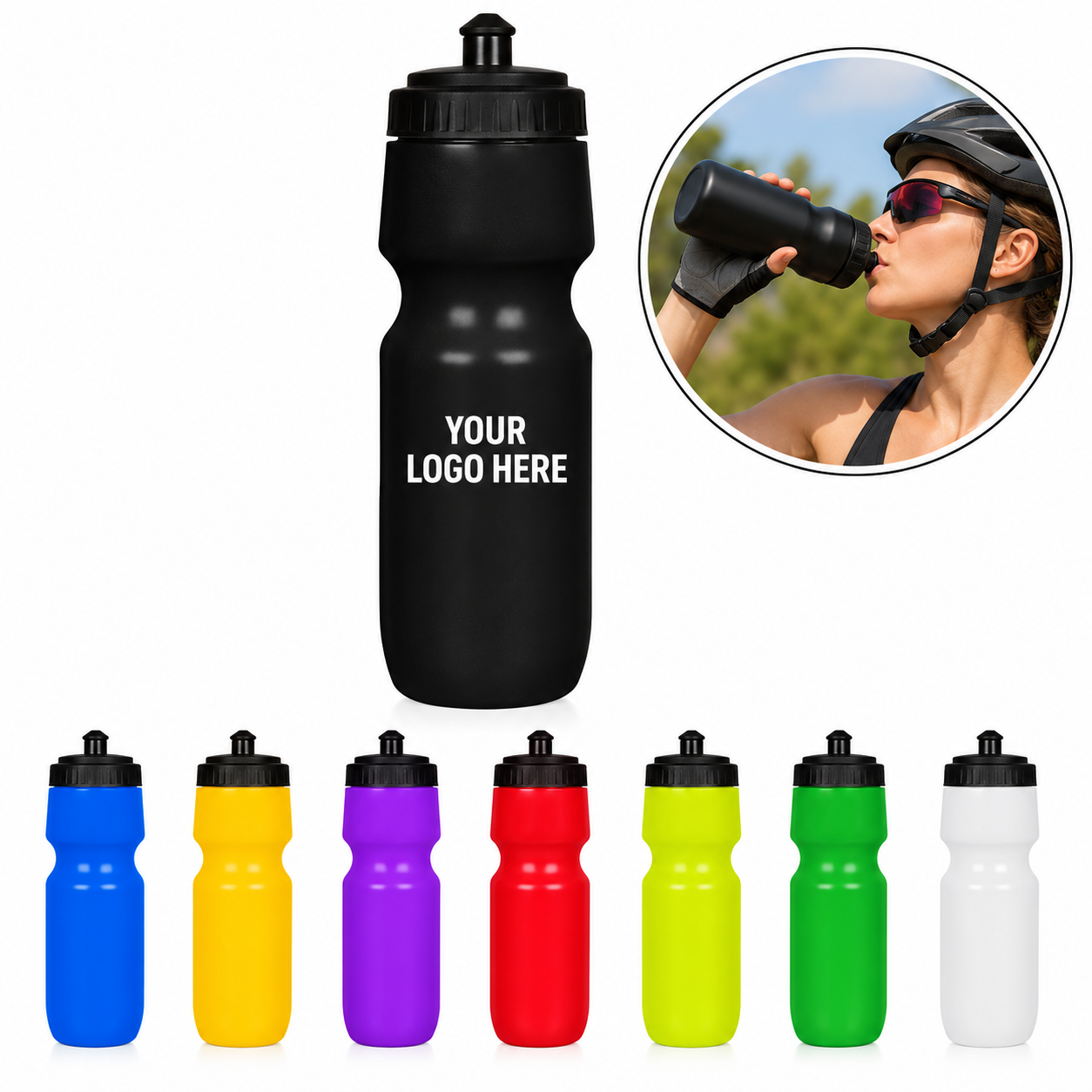 720 ml Push Pull Sports Water Bottle