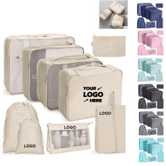 9-Piece Travel Packing Organizer Set