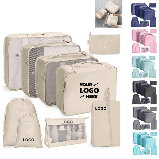 9-Piece Travel Packing Organizer Set