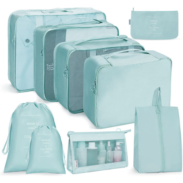 9-Piece Travel Packing Organizer Set