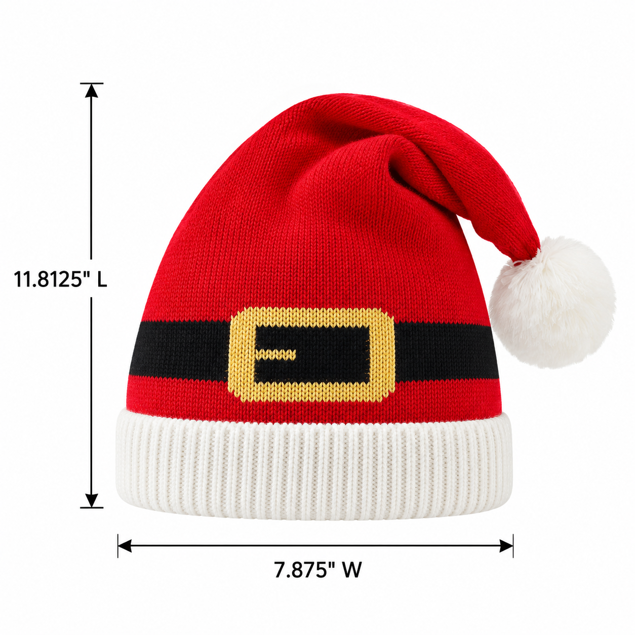 Acrylic Knit Christmas Bell Hat