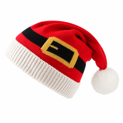 Acrylic Knit Christmas Bell Hat