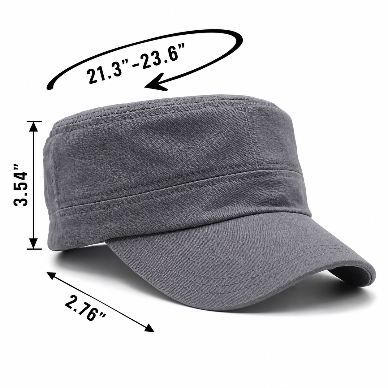Adjustable Unisex Cadet Cap