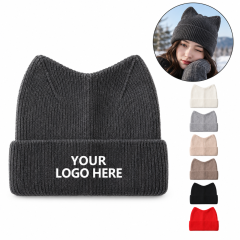 Cat Ear Knit Winter Beanie