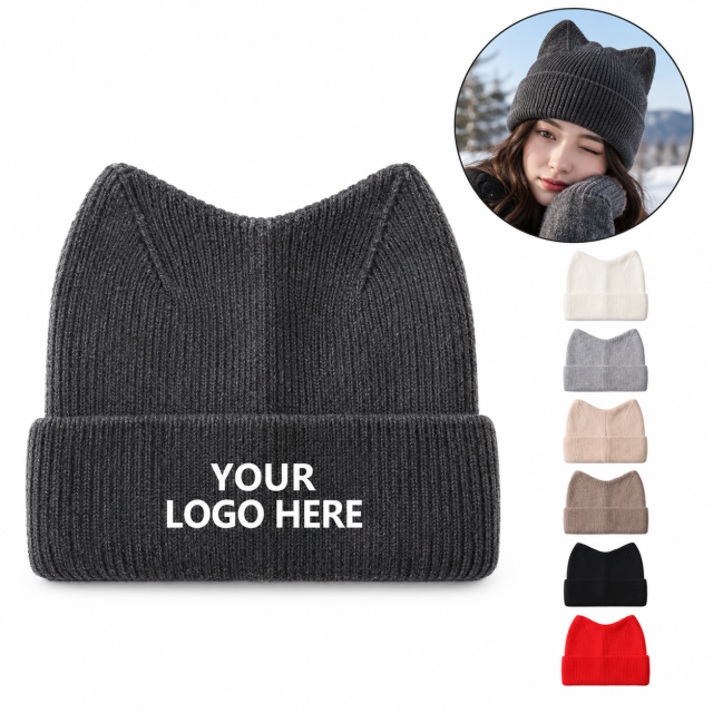 Cat Ear Knit Winter Beanie