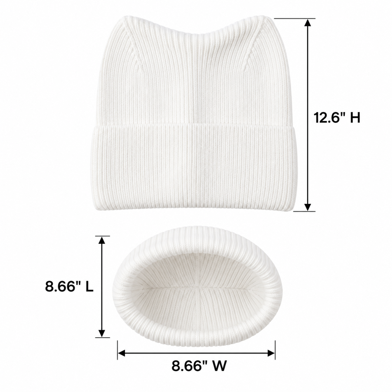 Cat Ear Knit Winter Beanie