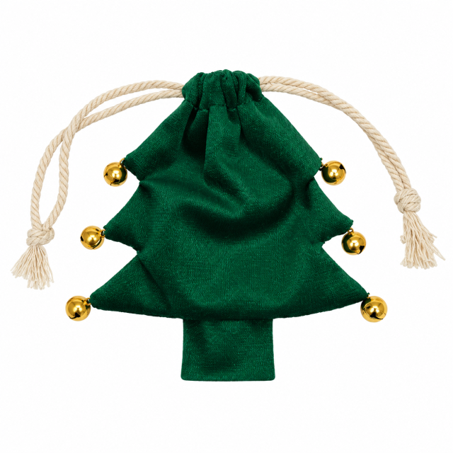 Christmas Fabric Drawstring Gift Pouch
