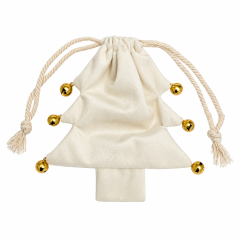 Christmas Fabric Drawstring Gift Pouch