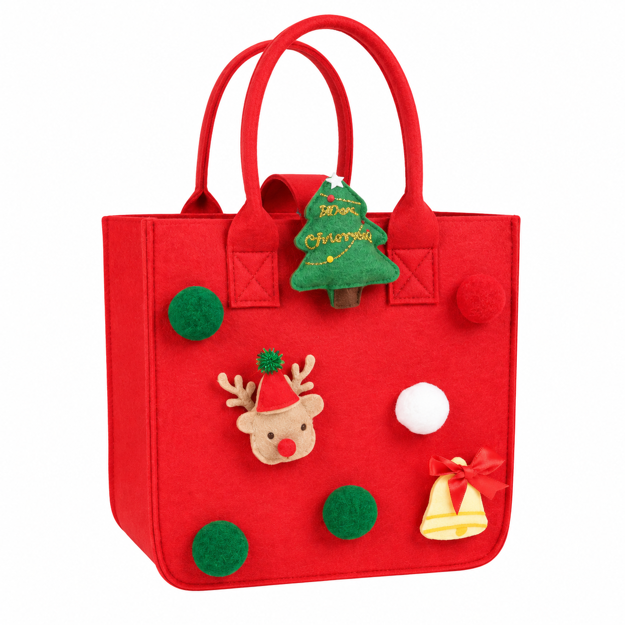 Christmas Felt Candy Gift Tote Bag