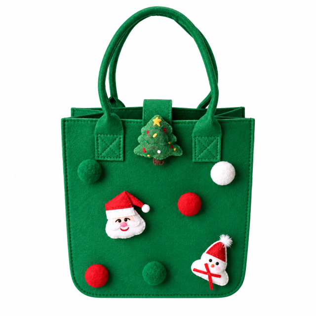 Christmas Felt Candy Gift Tote Bag