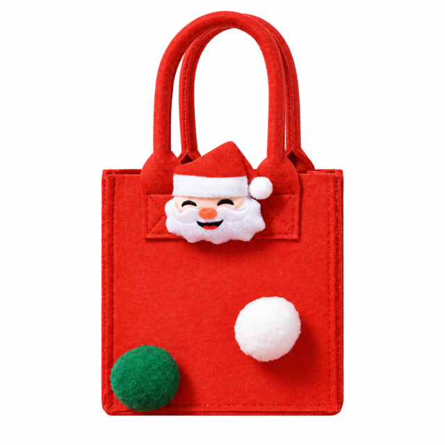 Christmas Felt Plush Gift Tote Bag