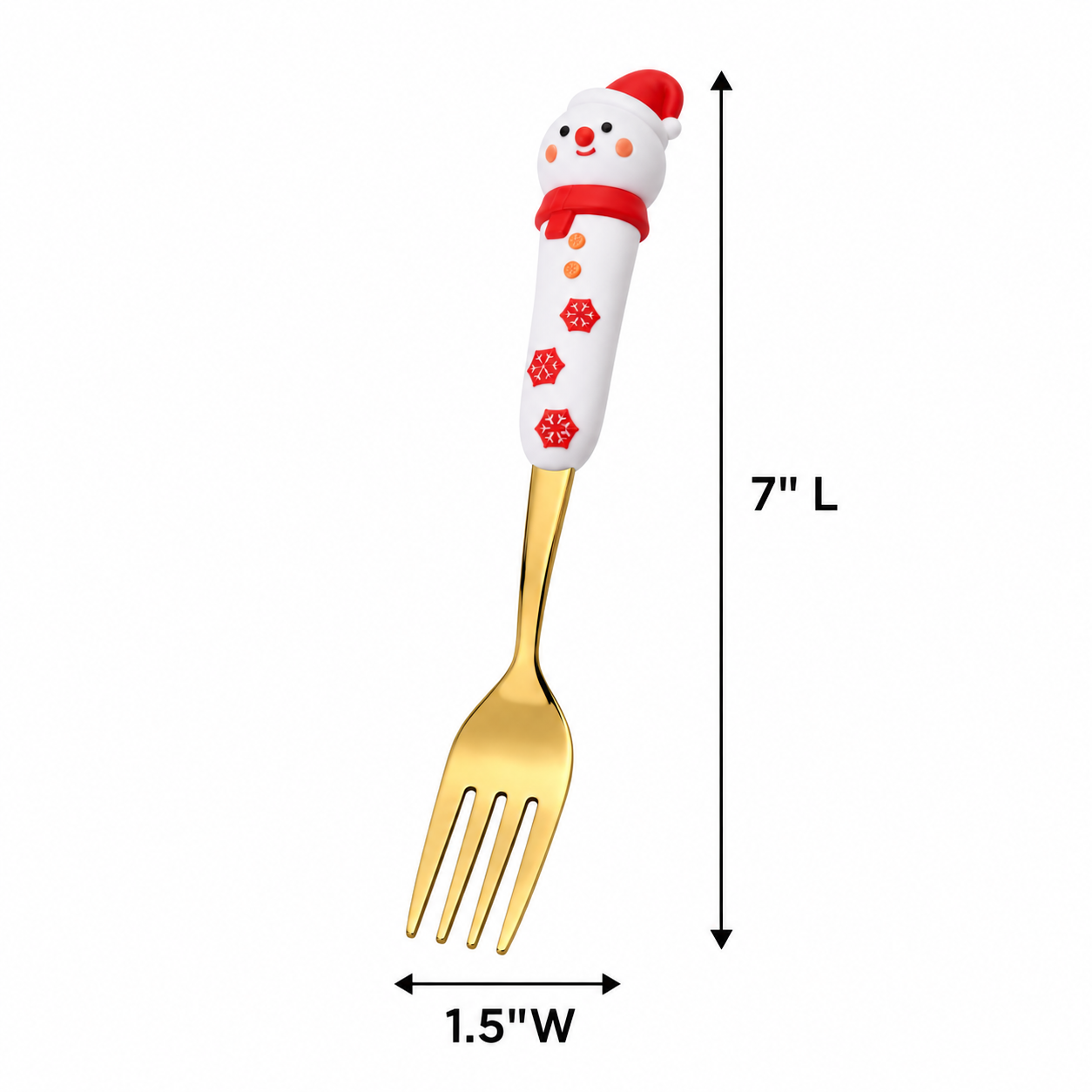Christmas Stainless Steel Spoon And Fork Set